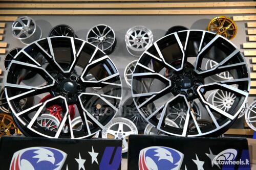 Ratlankis ADR Rauton Luxury M Sport Style 22X9.5J 5X112 ET32 66.6 Black polished 