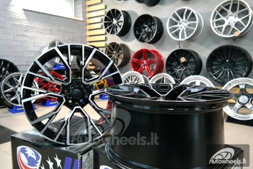 Ratlankis ADR Rauton Luxury M Sport Style 22X9.5J 5X112 ET32 66.6 Black polished 