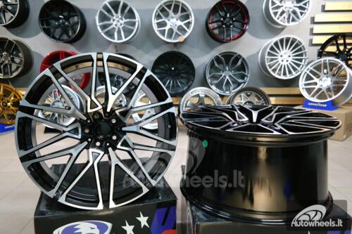 Ratlankis BMW X5/X6 818M Style 22X10J 5X112 ET32 66.6 Black polished