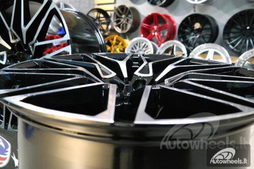 Ratlankis BMW X5/X6 818M Style 22X10J 5X112 ET32 66.6 Black polished