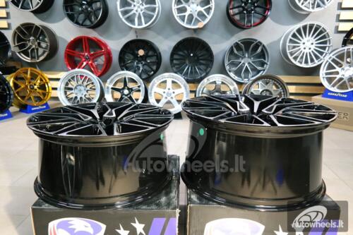 Ratlankis BMW X5/X6 818M Style 22X10J 5X112 ET32 66.6 Black polished