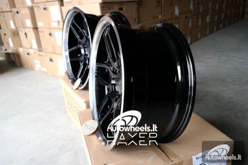 Ratlankis Haxer HX030 19X8.5J 5X120 ET35 72.6 Black with polished lip