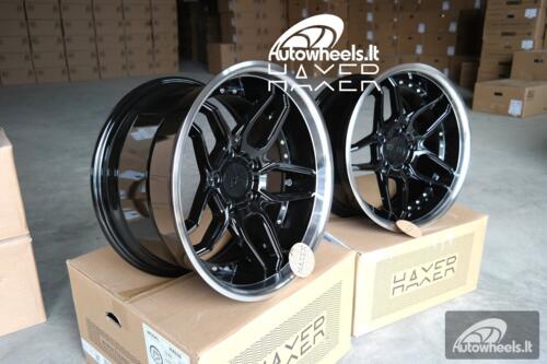 Ratlankis Haxer HX030 19X8.5J 5X120 ET35 72.6 Black with polished lip