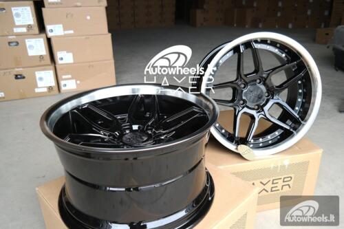 Ratlankis Haxer HX030 19X8.5J 5X120 ET35 72.6 Black with polished lip