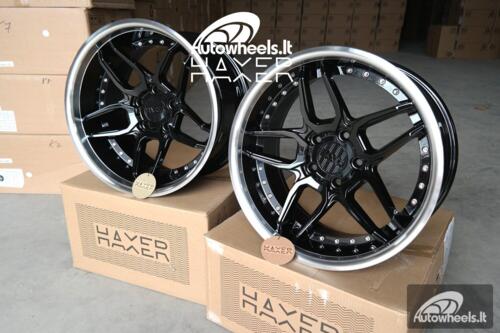 Ratlankis Haxer HX030 19X10J 5X120 ET40 72.6 Black with polished lip