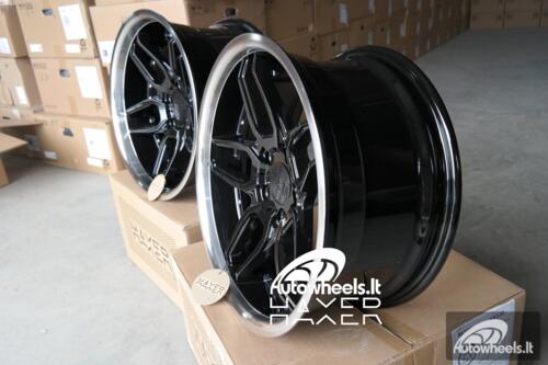Ratlankis Haxer HX030 19X10J 5X120 ET40 72.6 Black with polished lip