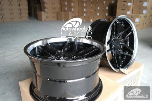 Ratlankis Haxer HX030 19X10J 5X120 ET40 72.6 Black with polished lip