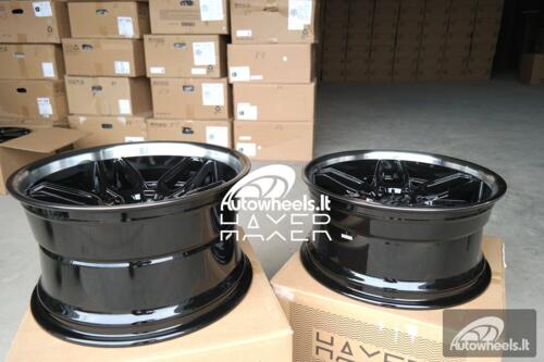 Ratlankis Haxer HX030 19X10J 5X120 ET40 72.6 Black with polished lip