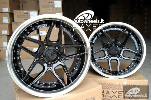 Ratlankis Haxer HX030 19X10J 5X120 ET40 72.6 Black with polished lip