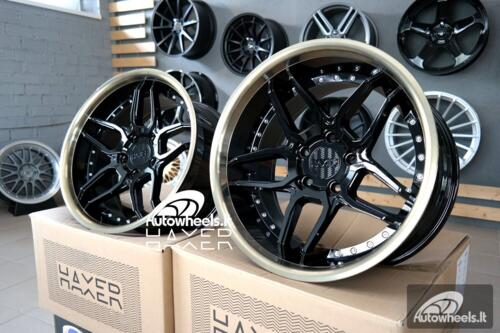 Ratlankis Haxer HX030 18X8.5J 5X120 ET20 74.1 Black with gold lip