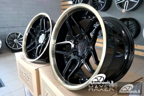 Ratlankis Haxer HX030 18X8.5J 5X120 ET20 74.1 Black with gold lip