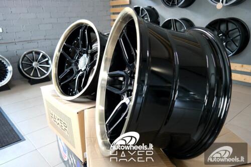 Ratlankis Haxer HX030 18X8.5J 5X120 ET20 74.1 Black with gold lip
