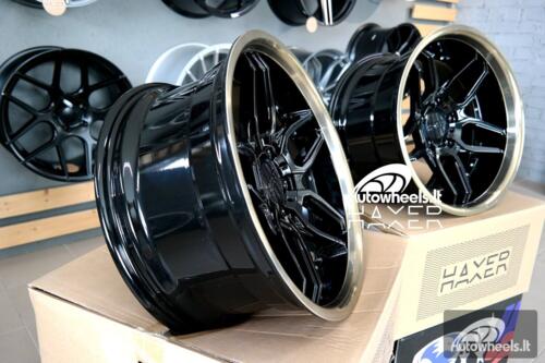 Ratlankis Haxer HX030 18X8.5J 5X120 ET20 74.1 Black with gold lip
