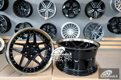 Ratlankis Haxer HX030 18X8.5J 5X120 ET20 74.1 Black with gold lip