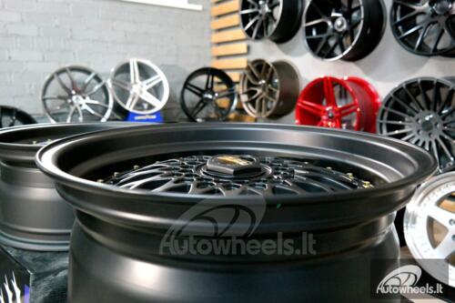 Ratlankis BBS RS style 18X8.5J 5X120/5X112 ET20 74.1 Black with gold rivets