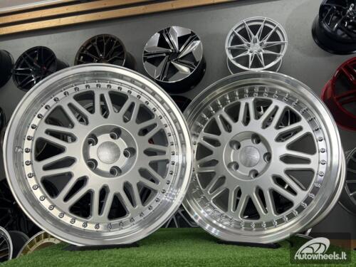 Ratlankis Haxer HX028 18X9J 5X20 ET22 74.1 Silver with polished lip