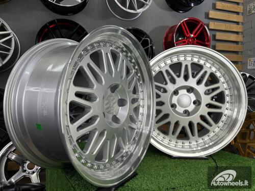 Ratlankis Haxer HX028 18X9J 5X20 ET22 74.1 Silver with polished lip