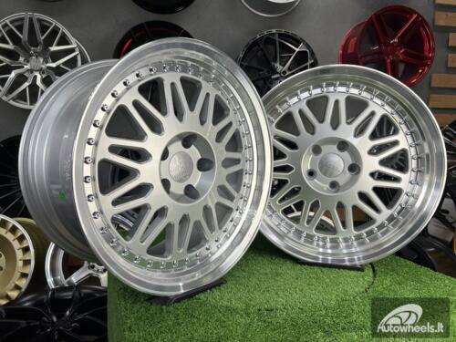 Ratlankis Haxer HX028 18X9J 5X20 ET22 74.1 Silver with polished lip