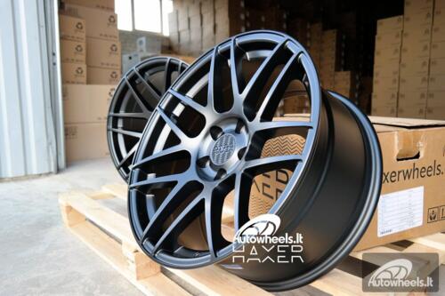 Ratlankis Haxer HX020 19X9J 5X112 ET32 66.5 Black pearl
