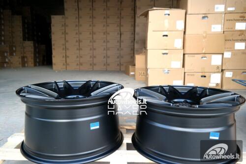 Ratlankis Haxer HX020 19X9J 5X112 ET32 66.5 Black pearl
