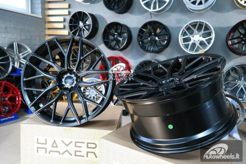 Ratlankis Haxer HX038 R22x9 5X112 ET30 66.6 Black Half Matt