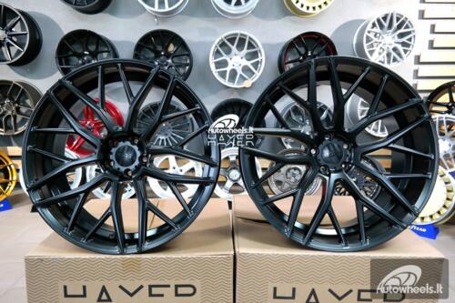 Ratlankis Haxer HX038 R22x10.5 5X112 ET38 66.6 Black Half Matt