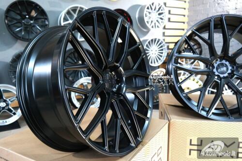 Ratlankis Haxer HX038 R22x10.5 5X112 ET38 66.6 Black Half Matt