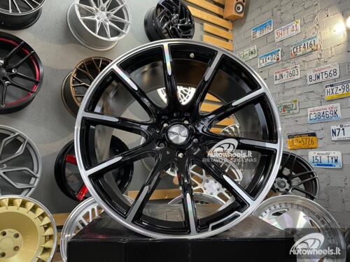 Ratlankis Mercedes-Benz Rember Brabus style 21X10J 5X112 ET54 66.5 Black polished