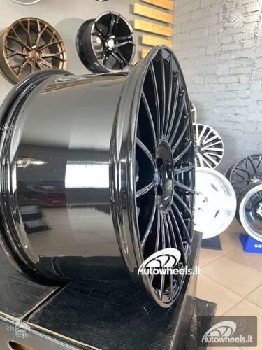 Ratlankis New Alpina style 20X10J 5X112 ET41 66.6 Black