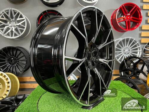 Ratlankis BMW G series 789M style 20X9.5J 5X112 ET37 66.6 Black polished