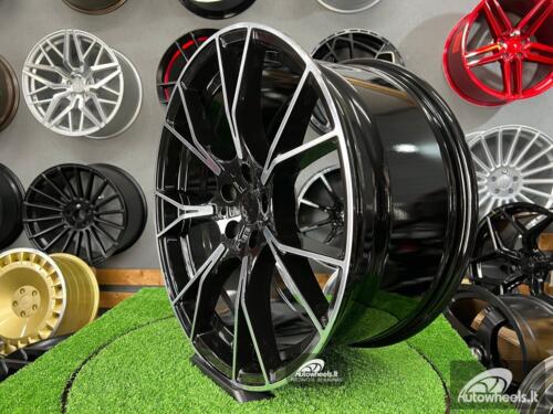 Ratlankis BMW G series 789M style 20X9.5J 5X112 ET37 66.6 Black polished