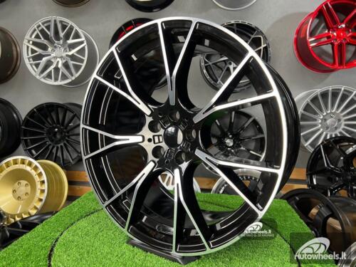 Ratlankis BMW G series 789M style 20X9.5J 5X112 ET37 66.6 Black polished