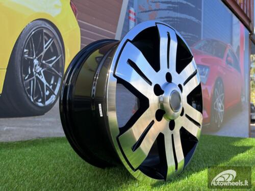 Ratlankis Sprinter - VW style | R16X7J 6X130 ET55 84.1 Black with diamond cut