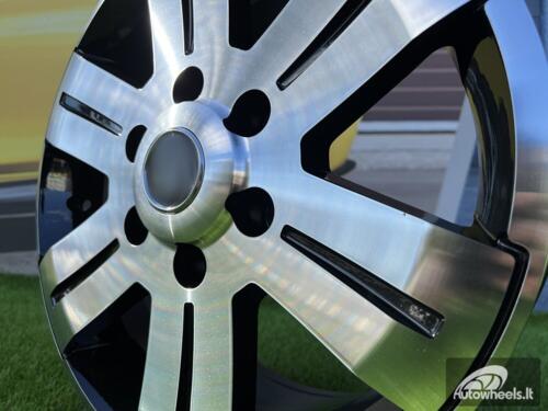 Ratlankis Sprinter - VW style | R16X7J 6X130 ET55 84.1 Black with diamond cut