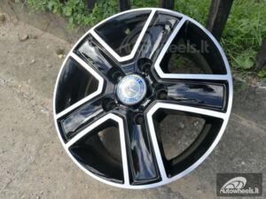 Ratlankis Mercedes - Benz Sprinter/Crafter/Jumper style 15X6.5J 5X130 ET52 84.1 Black polished