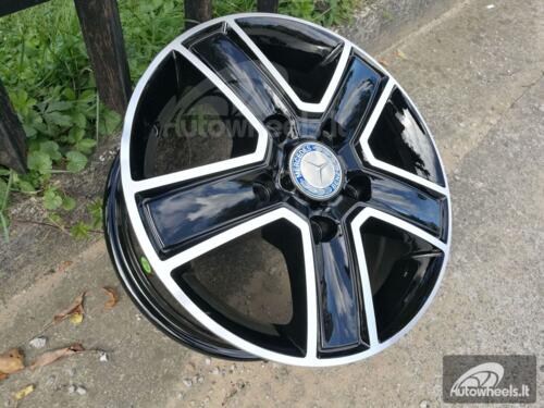 Ratlankis Mercedes - Benz Sprinter/Crafter/Jumper style 15X6.5J 5X130 ET52 84.1 Black polished