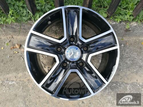 Ratlankis Mercedes - Benz Sprinter/Crafter/Jumper style 15X6.5J 5X130 ET52 84.1 Black polished