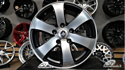 Ratlankis Opel Vivaro/Traffic style 16X7J 5X114.3 ET45 66.1 Black polished