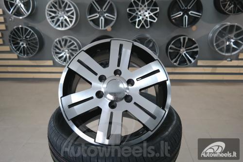 Ratlankis Mercedes - Benz Sprinter/Crafter/Jumper style 16X7J 5X130 ET55 84.1 Black polished