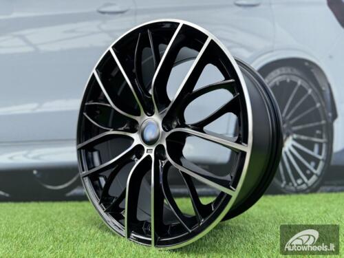 Ratlankis ADR BMW 405M styling Saleno 19X9.5J 5X120 ET38 72.56 Black polished