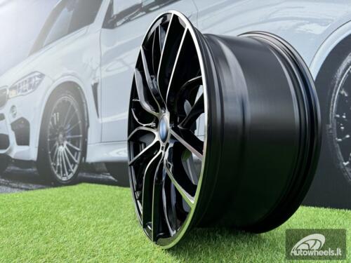 Ratlankis ADR BMW 405M styling Saleno 19X9.5J 5X120 ET38 72.56 Black polished