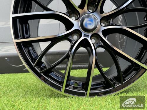 Ratlankis ADR BMW 405M styling Saleno 19X9.5J 5X120 ET38 72.56 Black polished