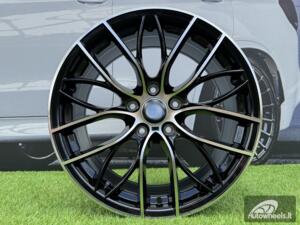 Ratlankis ADR BMW 405M styling Saleno 19X9.5J 5X120 ET38 72.56 Black polished