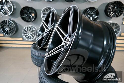 Ratlankis Forzza Bosan R19X8.5J 5X112 ET35 66.6 Black polished