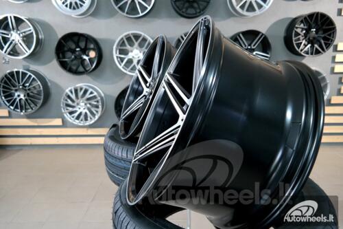 Ratlankis Forzza Bosan R19X8.5J 5X112 ET35 66.6 Black polished