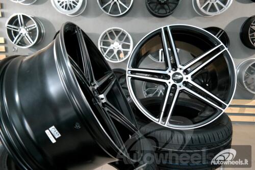 Ratlankis Forzza Bosan R19X8.5J 5X112 ET35 66.6 Black polished