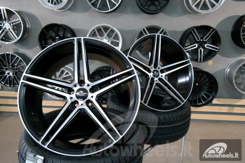 Ratlankis Forzza Bosan R19X8.5J 5X112 ET35 66.6 Black polished