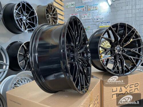 Ratlankis Haxer HX05F 20X8.5J 5X112 ET25 66.6 Black with tinted face 