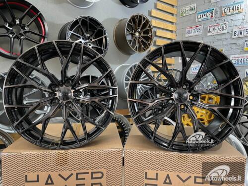 Ratlankis Haxer HX05F 20X8.5J 5X112 ET25 66.6 Black with tinted face 