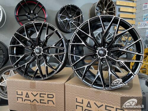 Ratlankis Haxer HX05F 20X8.5J 5X112 ET25 66.6 Black with tinted face 